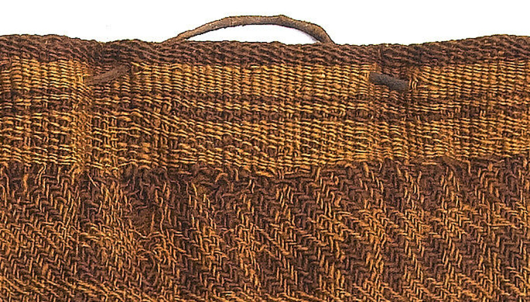 The woman from Huldremose’s skirt – detail of the waistband. (Photo: Colourbox) The woman from Huldremose’s skirt – detail of the waistband. (Photo: Colourbox)