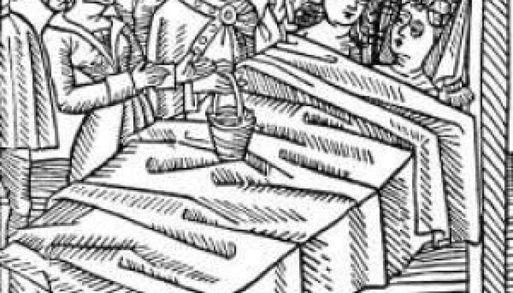 In the Middle Ages the church affected the views on gender roles. Pictured is a German woodcut of a 15th century wedding. (Photo: Freebase) In the Middle Ages the church affected the views on gender roles. Pictured is a German woodcut of a 15th century wedding. (Photo: Freebase)