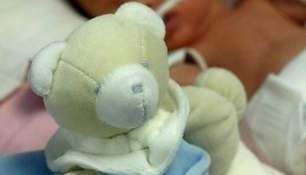 Extremely premature babies are very fragile and are more likely to develop a brain injury. This could affect their eyesight. (Photo: Colourbox) Extremely premature babies are very fragile and are more likely to develop a brain injury. This could affect their eyesight. (Photo: Colourbox)