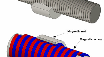 Magnetic screw helps capture energy from waves