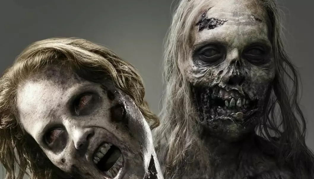 The new popular TV series share the common characteristics of having relatively modest ratings and very narrow target audiences. The picture above shows two of the zombie-types with a taste for human flesh that the characters in the AMC series The Walking Dead risk running into. (Photo: kileyblaqkyear)