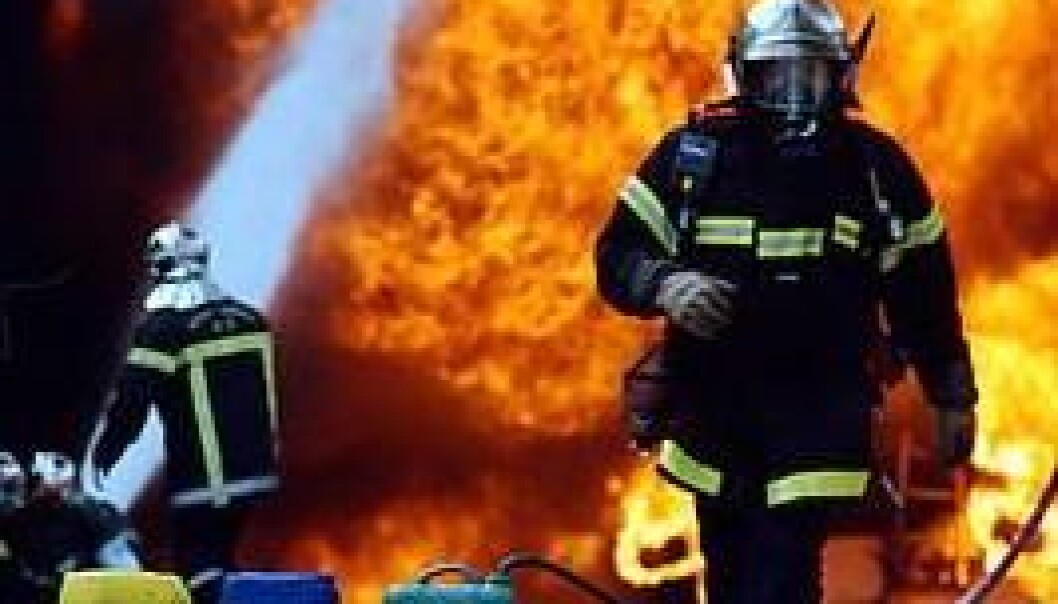 It might look dangerous to an outsider, but according to firefighters interviewed in the study, this is an It might look dangerous to an outsider, but according to firefighters interviewed in the study, this is an