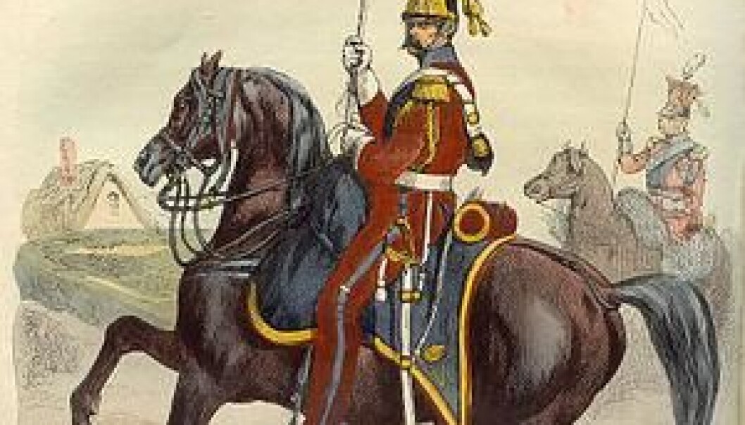 The name ‘Lanciers’ refers to soldiers on horseback who carried lances. They were found in all major European armies in the period from the late 1700s to the Second World War. The dance Lanciers may have been inspired by – or written for – those soldiers. (The print is from ‘Russian site of War of 1812’.) The name ‘Lanciers’ refers to soldiers on horseback who carried lances. They were found in all major European armies in the period from the late 1700s to the Second World War. The dance Lanciers may have been inspired by – or written for – those soldiers. (The print is from ‘Russian site of War of 1812’.)