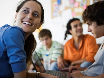 Extraverts spend more time cultivating friendships and less on homework. This lowers their odds of getting top grades. Photo: Colourbox) Extraverts spend more time cultivating friendships and less on homework. This lowers their odds of getting top grades. Photo: Colourbox)