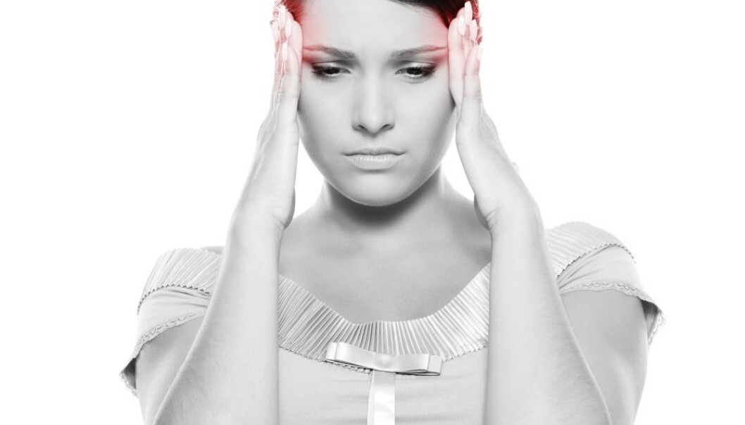 MRI scans of 19 women who had migraine attacks revealed that migraine pain is not caused by an expansion of the arteries on the outside of the skull, as previously thought. (Photo: Colourbox) MRI scans of 19 women who had migraine attacks revealed that migraine pain is not caused by an expansion of the arteries on the outside of the skull, as previously thought. (Photo: Colourbox)