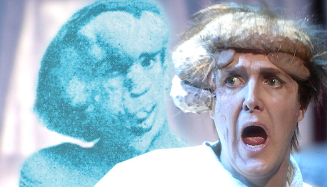 Håkan Starkenberg in the role of the Elephant Man, Norrlandsoperan 2012. (Photo: Malin Arnesson, electronic-opera.com) Håkan Starkenberg in the role of the Elephant Man, Norrlandsoperan 2012. (Photo: Malin Arnesson, electronic-opera.com)