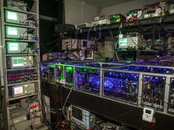 The discovery makes it possible in the long term to construct an optical quantum computer that can perform certain kinds of calculation much faster than existing computers. (Photo: Jonas Schou Neergaard-Nielsen) The discovery makes it possible in the long term to construct an optical quantum computer that can perform certain kinds of calculation much faster than existing computers. (Photo: Jonas Schou Neergaard-Nielsen)