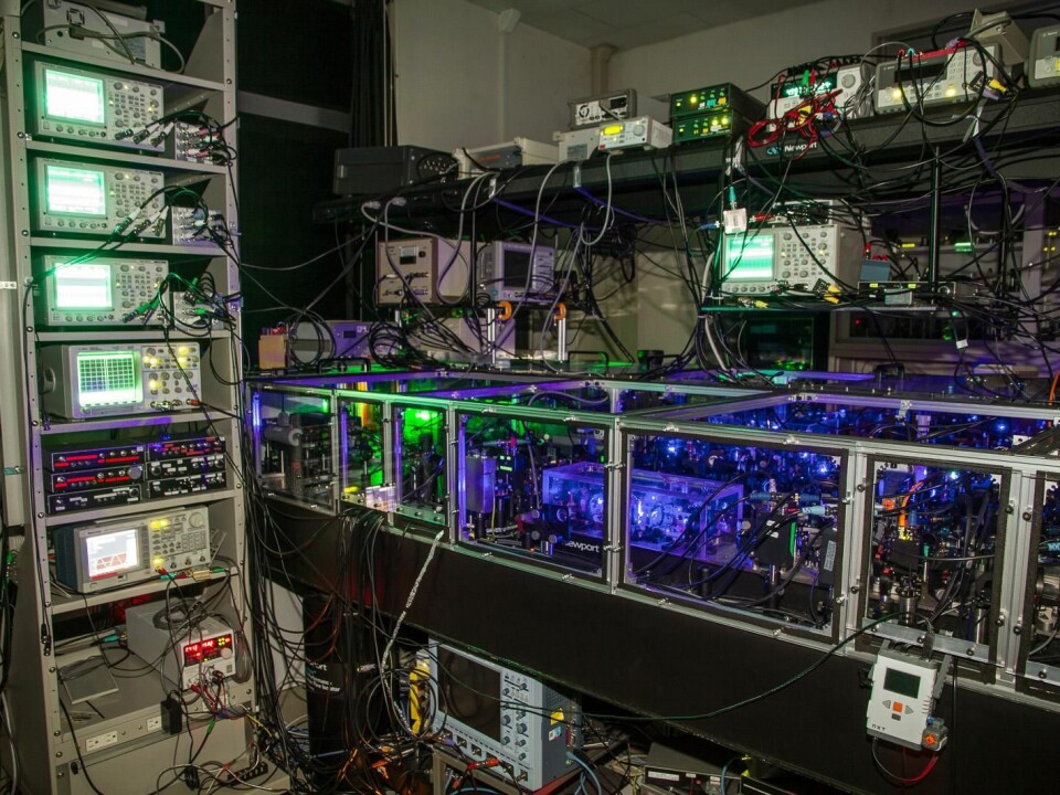 The discovery makes it possible in the long term to construct an optical quantum computer that can perform certain kinds of calculation much faster than existing computers. (Photo: Jonas Schou Neergaard-Nielsen)
