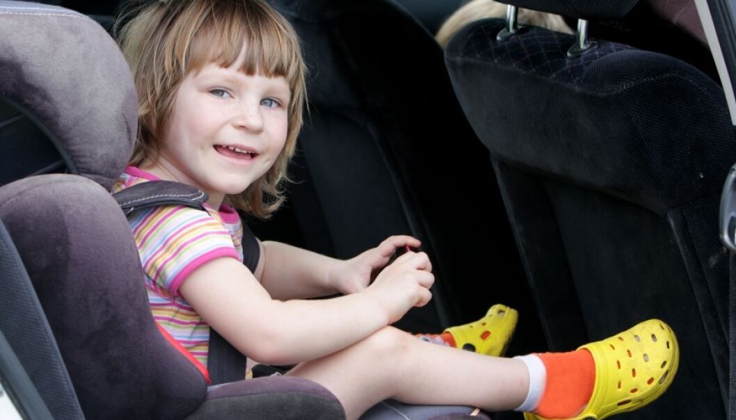 Crash-test dummies do not provide a realistic simulation of younger children, who use forward-facing car seat restraints. (Photo: Colourbox) Crash-test dummies do not provide a realistic simulation of younger children, who use forward-facing car seat restraints. (Photo: Colourbox)