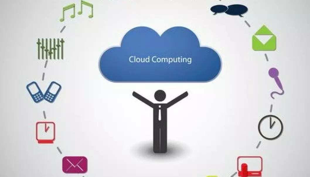 There are a few entirely European-owned servers for cloud computing, but most cloud services are owned by American companies. These services do not necessarily provide Europeans with the same privacy and data protection that their own citizens get. (Photo: Colourbox)