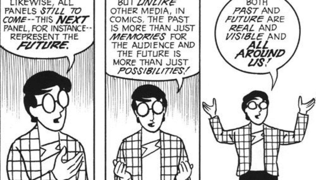 Not many scientists have tried using comics as a way of disseminating their research. The few who have tried have typically been comics researchers. But now two Danish researchers encourage scientists from other fields to also start presenting their scientific articles in a cartoon format. (Cartoon: Scott McCloud, 'Understanding Comics') Not many scientists have tried using comics as a way of disseminating their research. The few who have tried have typically been comics researchers. But now two Danish researchers encourage scientists from other fields to also start presenting their scientific articles in a cartoon format. (Cartoon: Scott McCloud, 'Understanding Comics')