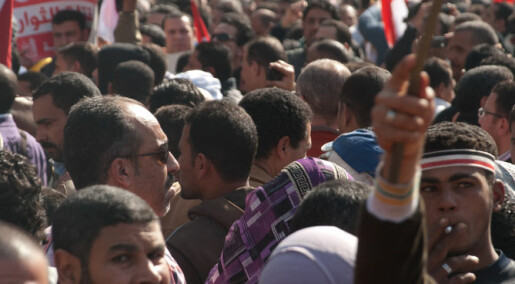Young Egyptians armed themselves for revolution