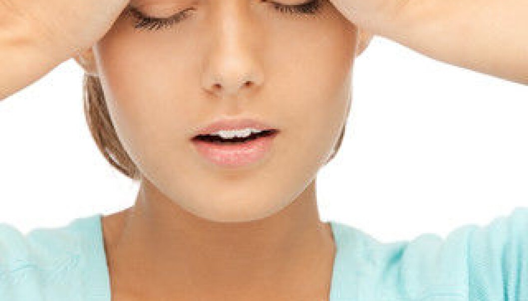 Some 14 percent of all adults experience regular migraine attacks. The changes that take place in their brains can now be detected in brain scans. (Photo: Colourbox) Some 14 percent of all adults experience regular migraine attacks. The changes that take place in their brains can now be detected in brain scans. (Photo: Colourbox)