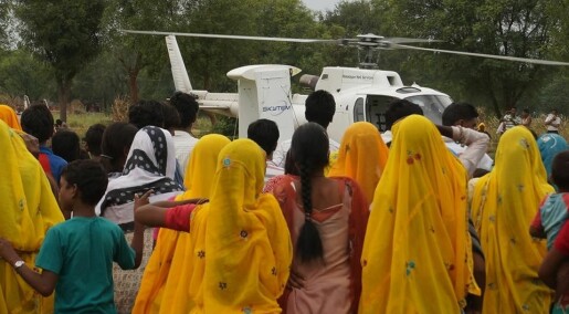 Helicopter technology to solve Indian water shortage