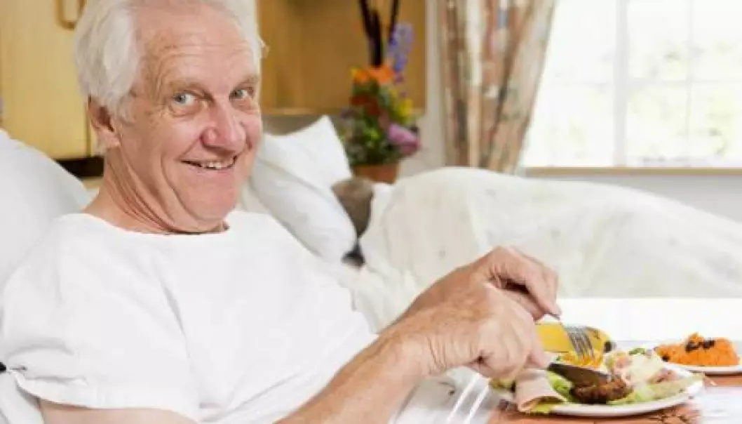 Hospital patients with a poor appetite say they are not hungry. However, when they are offered specific dishes, or when a patient meal host asks what they would like to eat, the patients’ appetites appear to impove. (Photo: Colourbox)