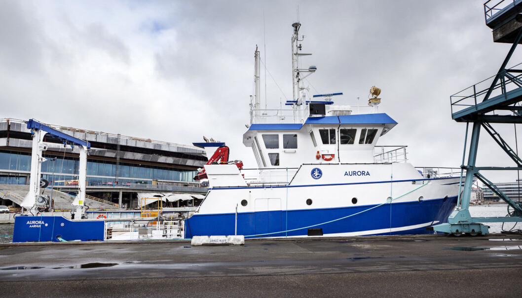 Aurora, the newest addition to the Danish research fleet, is a maritime technology wonder. (Photo: Torben Vang, Aarhus University) Aurora, the newest addition to the Danish research fleet, is a maritime technology wonder. (Photo: Torben Vang, Aarhus University)