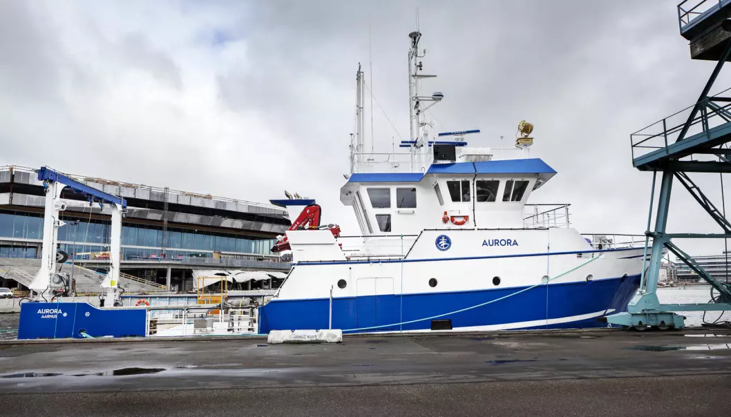 Aurora, the newest addition to the Danish research fleet, is a maritime technology wonder. (Photo: Torben Vang, Aarhus University)