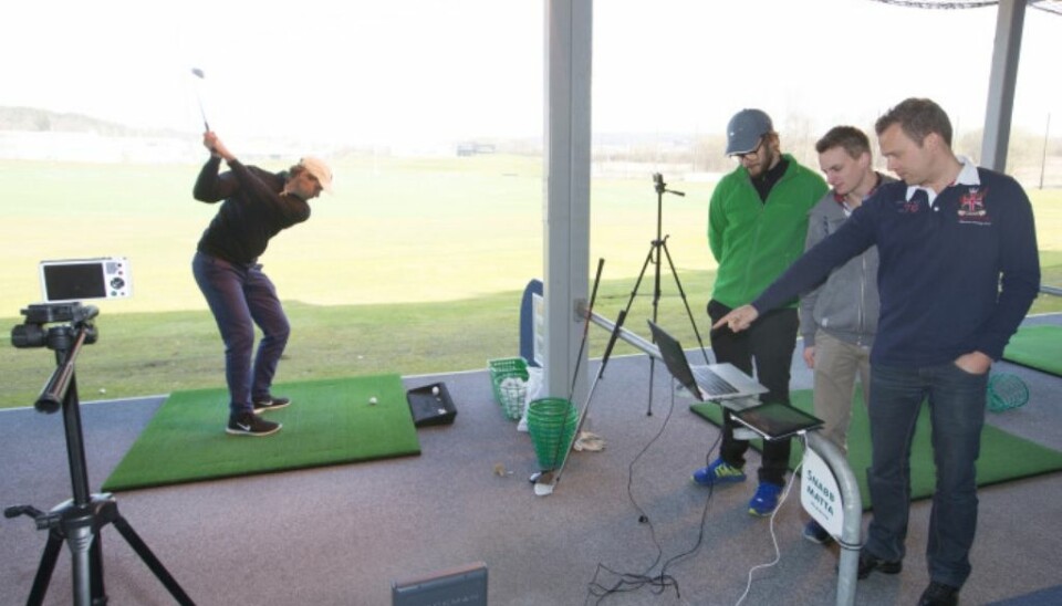 What are the elements of an optimal golf stroke? (Photo: University of Borås)