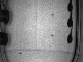 Image of one of the first neutrinos traced as bubbles in the COUPP-60 detector, located a mile and a half underground at SNOLAB in Ontario, Canada. (Photograph: SNOLAB) Image of one of the first neutrinos traced as bubbles in the COUPP-60 detector, located a mile and a half underground at SNOLAB in Ontario, Canada. (Photograph: SNOLAB)