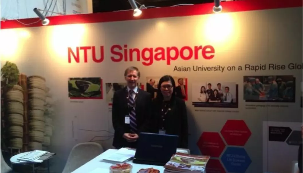 NTU Singapore's attended ESOF2014 because they find it important to share results with other scientists and researchers.