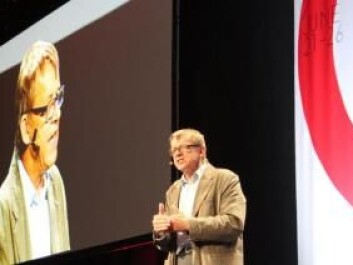 Hans Rosling readily admitted that a world population of 15 billion people will be a problem – but it’s a problem we must find intelligent solutions to. The faster we get all countries in the world to live up to a certain standard – and an average wage of three dollars a day for the entire world population – then women won’t have more than two children on average. (Photo: Jeppe Wojcik) Hans Rosling readily admitted that a world population of 15 billion people will be a problem – but it’s a problem we must find intelligent solutions to. The faster we get all countries in the world to live up to a certain standard – and an average wage of three dollars a day for the entire world population – then women won’t have more than two children on average. (Photo: Jeppe Wojcik)