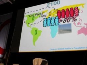 To make the results readily understandable, Hans Rosling communicates in very round numbers, which naturally means that he can easily be accused of oversimplifying. However, all of his data are made available on <a href="www.Gapminder.org">the website </a>, and after giving his keynote speech he was ready to defend his research results. To make the results readily understandable, Hans Rosling communicates in very round numbers, which naturally means that he can easily be accused of oversimplifying. However, all of his data are made available on <a href="www.Gapminder.org">the website </a>, and after giving his keynote speech he was ready to defend his research results.
