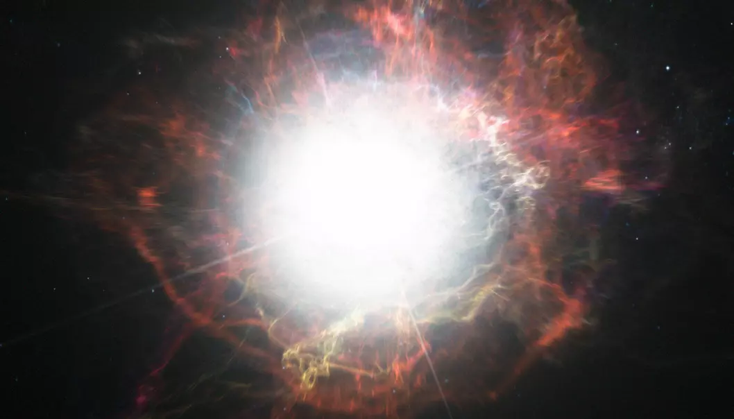 Scientists have for the first time described how cosmic dust is created when supernova explosions cause gasses to be compressed. (Photo: ESO/M. Kornmesser)