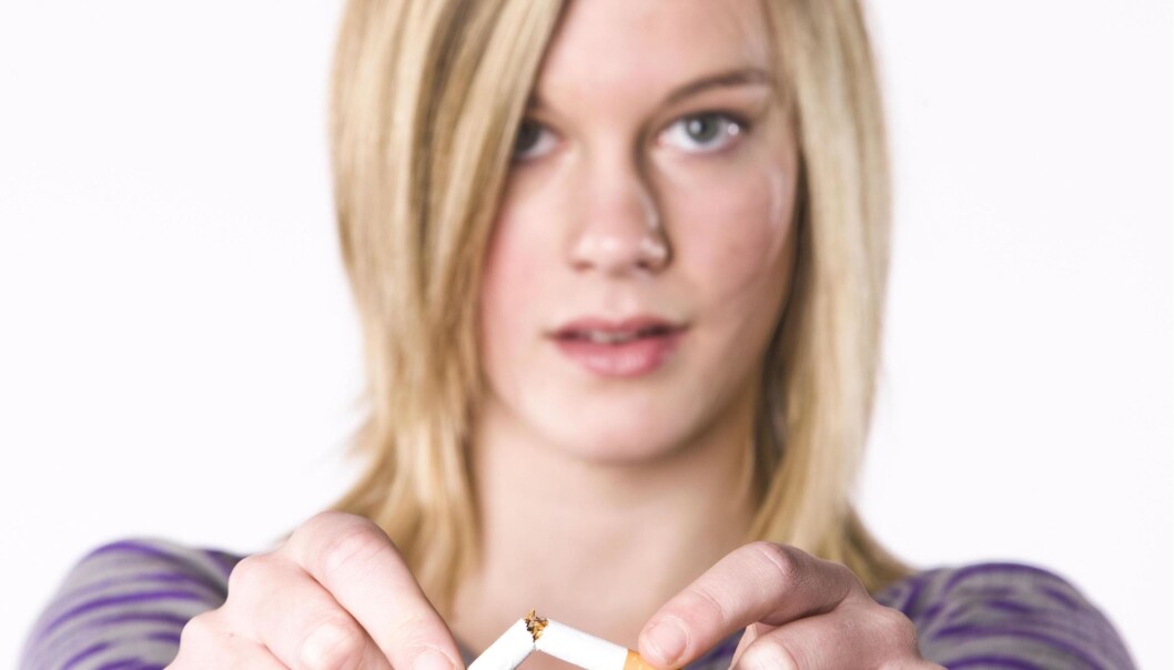 Your body has a natural level of nicotine, even if you don't smoke. It is assumed that the natural level drops if you’re a regular smoker, and that the body becomes dependent on nicotine from tobacco. (Photo: Colourbox) Your body has a natural level of nicotine, even if you don't smoke. It is assumed that the natural level drops if you’re a regular smoker, and that the body becomes dependent on nicotine from tobacco. (Photo: Colourbox)
