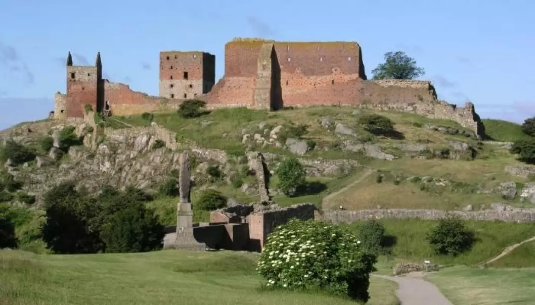 Researchers from The National Museum of Denmark are hoping to discover the origins of the famed medieval castle Hammershus. (Photo: National Museum of Denmark)
