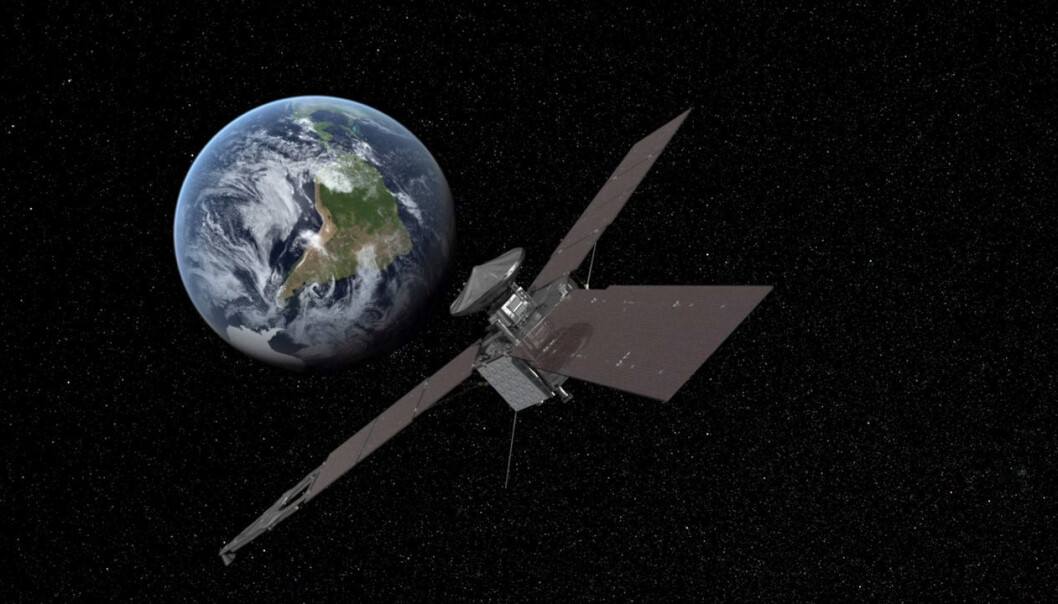 A Danish researcher has found a new way of determining where a spacecraft is in space. The method has been tested using data from NASA's Juno space probe (picture). (Illustration: NASA/JPL) A Danish researcher has found a new way of determining where a spacecraft is in space. The method has been tested using data from NASA's Juno space probe (picture). (Illustration: NASA/JPL)