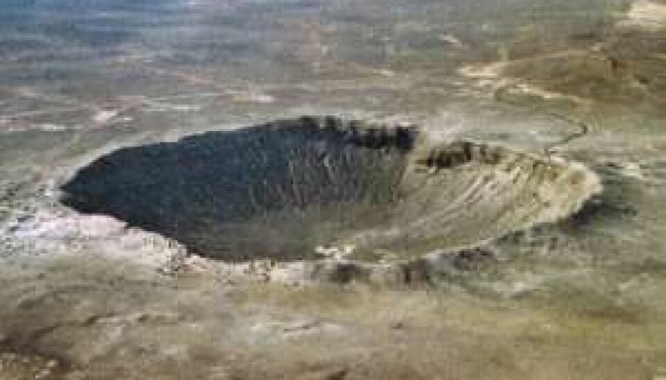 Meteor impacts are believed to have destroyed the dinosaurs, but according to astronomers there is nothing to indicate that a giant meteor will hit Earth on 21 December 2012. The photo shows a large meteor crater in Arizona. (Photo: USGS)