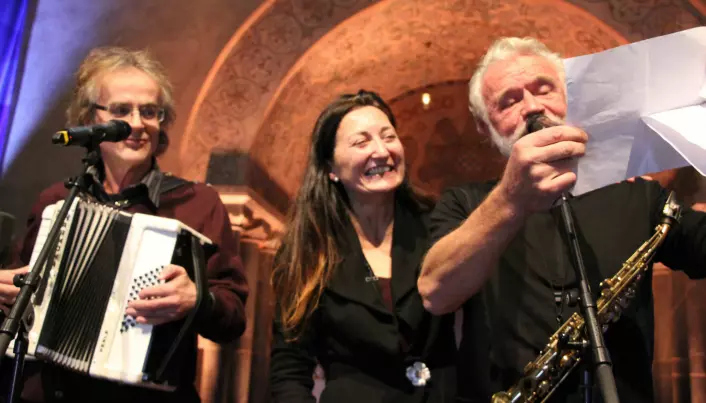 Edvard and May-Britt Moser finished their Nobel lecture with a music video