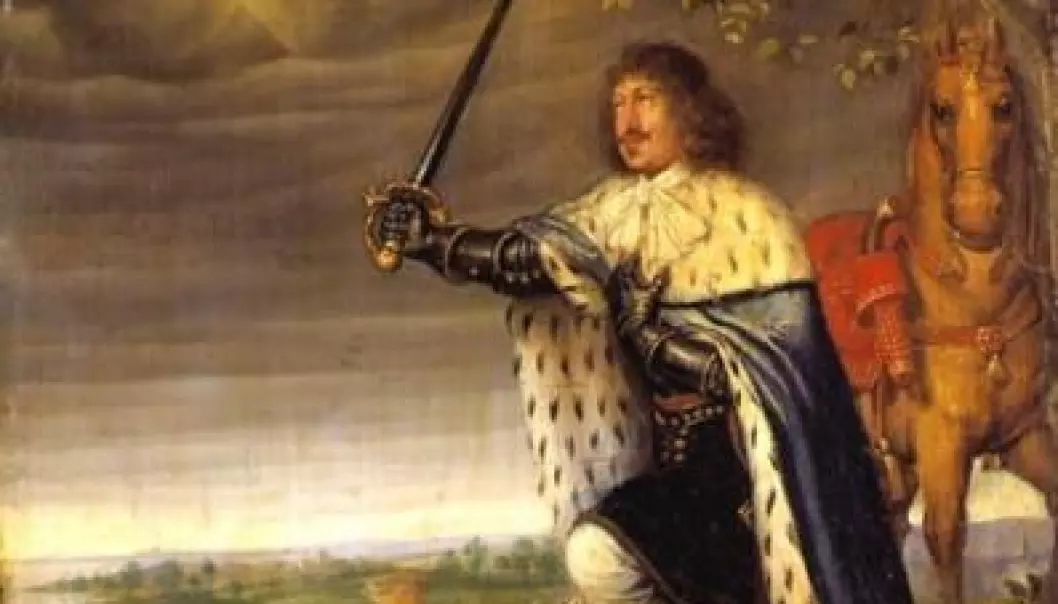 King Frederik III introduced the absolute monarchy in 1660. After this he and the monarchs who followed him made greater demands of their civil service. Civil servants were to be loyal and they were not allowed to be corrupt -- because this weakened the king's reputation and left less power and money to the Crown Prince. (Painting: Wolfgang Heimbach)