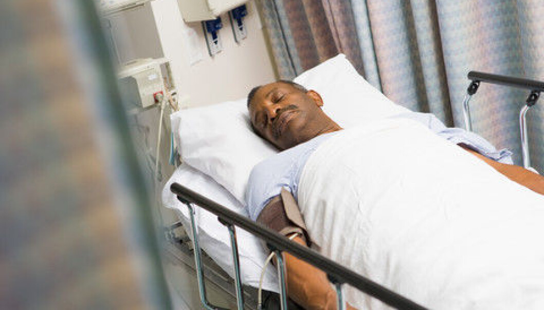Ebola is a hemorrhagic fever that induces vomiting and diarrhoea -- and thus of a lack of fluids and salts. And that knowledge could be the key to a simple treatment, say Danish professors. (Photo: Colorbox) Ebola is a hemorrhagic fever that induces vomiting and diarrhoea -- and thus of a lack of fluids and salts. And that knowledge could be the key to a simple treatment, say Danish professors. (Photo: Colorbox)