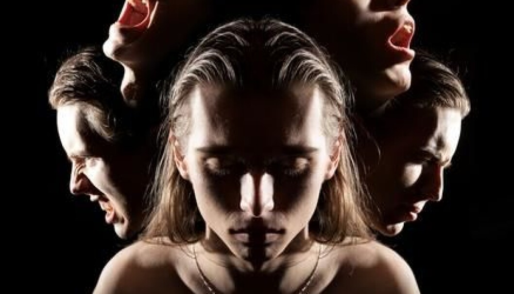 Hearing and seeing things or people are characteristic of schizophrenia. Scientists have now found a number of flaws in some biological processes that are common to multiple mental illnesses. (Phote: <a href="http://www.shutterstock.com/da/pic-93571300/stock-photo-many-faces-symbolizing-different-emotions-or-multiple-personalities.html?src=&ws=1" target="_blank">Shutterstock</a>) Hearing and seeing things or people are characteristic of schizophrenia. Scientists have now found a number of flaws in some biological processes that are common to multiple mental illnesses. (Phote: <a href="http://www.shutterstock.com/da/pic-93571300/stock-photo-many-faces-symbolizing-different-emotions-or-multiple-personalities.html?src=&ws=1" target="_blank">Shutterstock</a>)