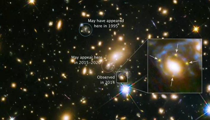 Scientists observe exploding star through extremely rare cosmic phenomenon
