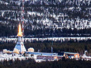 The rocket launches from Sweden. (Photo: Jesper Rais) The rocket launches from Sweden. (Photo: Jesper Rais)