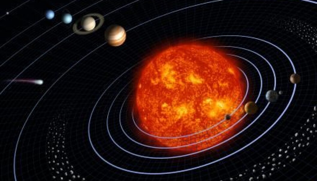 In our own solar system, planets orbit around the sun in nearly circular orbits. But what about the planetary orbits in other solar systems? Scientists have developed a new method to measure them. (Illustration: NASA) In our own solar system, planets orbit around the sun in nearly circular orbits. But what about the planetary orbits in other solar systems? Scientists have developed a new method to measure them. (Illustration: NASA)