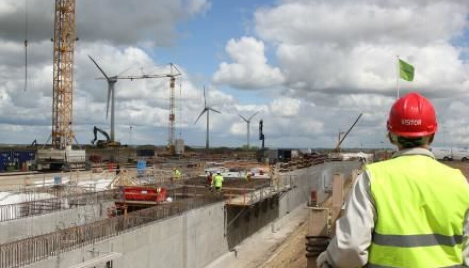The ESS research facility is currently being built and expected to be completed in 2023. When completed, the research facility should be climate neutral. (Photo: Lise Brix)