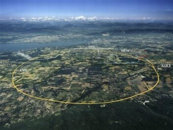 CERN is home to the famous particle accelerator, the Large Hadron Collider (LHC). The LHC has a 27 kilometre long circular tunnel (yellow line in the picture). When the LHC is running it uses huge amounts of power. (Photo: CERN) CERN is home to the famous particle accelerator, the Large Hadron Collider (LHC). The LHC has a 27 kilometre long circular tunnel (yellow line in the picture). When the LHC is running it uses huge amounts of power. (Photo: CERN)