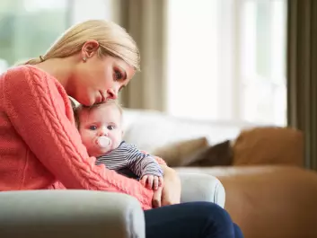 Women are at greatest risk of developing depression immediately after giving birth. (Photo: <a href=”http://www.shutterstock.com/da/pic-173523602/stock-photo-mother-suffering-from-post-natal-depression.html” target=”_blank”>Shutterstock</a>)