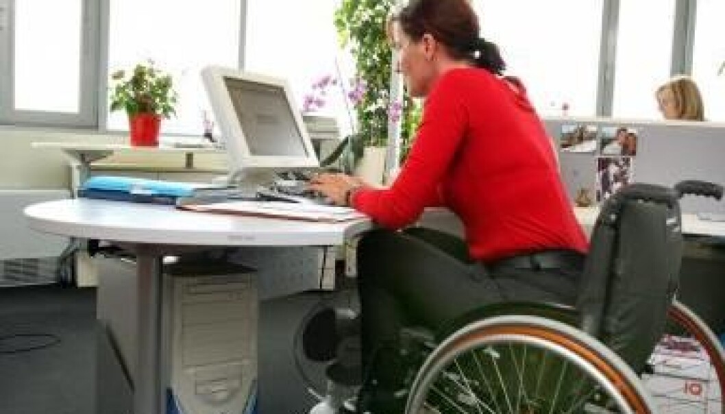 The Danish flexicurity model prevents disabled people from getting a job. In neighbouring Sweden, twice as many disabled people are in work. (Photo: Colourbox) The Danish flexicurity model prevents disabled people from getting a job. In neighbouring Sweden, twice as many disabled people are in work. (Photo: Colourbox)