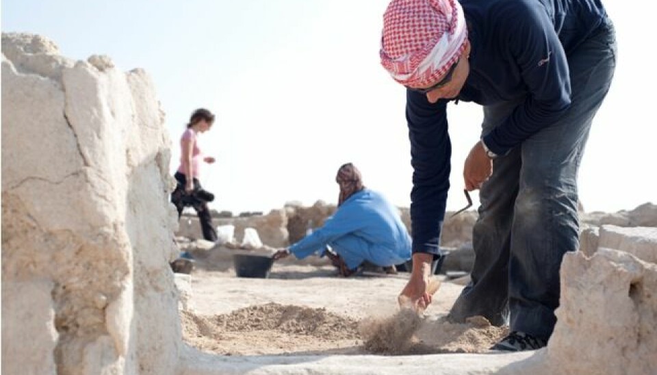 A ten-year excavation by the University of Copenhagen and Qatar Museum authorities (QIAH) will preserve the abandoned town of Al Zubarah, Qatar. (Photo: QIAH / University of Copenhagen)