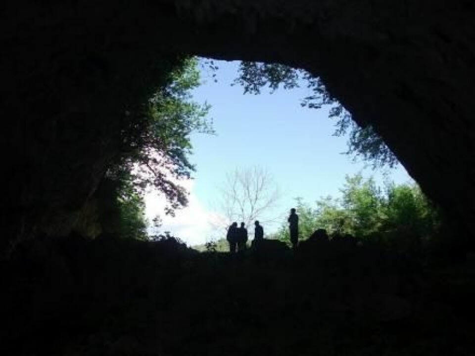 The view from Satsurblia cave in western Georgia, where a man was buried about 13,300 years ago. His DNA reveals a previously unknown lineage of many modern day European and Indians. (Photo: Eppie Jones / Nature)