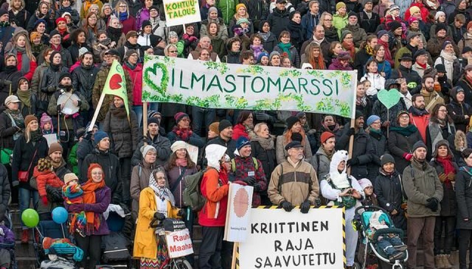 Citizens march for climate in Helsinki ahead of the COP21 meeting in Paris. But when the meeting is over and the dust has settled, will we really be ready to face climate change in the future? (Photo: Flickr Timo Heinonen)