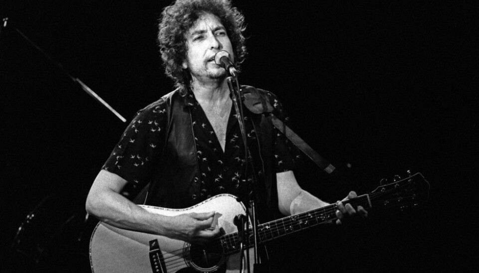 Bob Dylan performing at Drammenshallen near Oslo in 1981. Surely some members of the audience have become researchers. Will they look to Dylan in their publications? (Photo: NTB Scanpix)