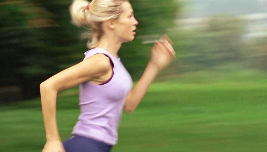 Joggers participating in the test of the new interval training technique improved their measured fitness indicator figures by 4 percent. (Photo: Colourbox) Joggers participating in the test of the new interval training technique improved their measured fitness indicator figures by 4 percent. (Photo: Colourbox)
