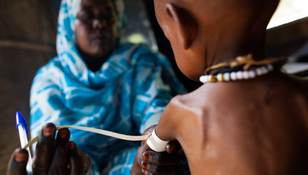 Malnourishment in infants is a major public health issue in developing countries, where millions of children suffer debilitating conditions such as growth stunting. New research suggests that a solution could be found in the stomach’s gut bacteria. (Photo: <a href=https://www.flickr.com/photos/unamid-photo/10033713715/ target="blank_">Flickr UNAMID</a>)
Malnourishment in infants is a major public health issue in developing countries, where millions of children suffer debilitating conditions such as growth stunting. New research suggests that a solution could be found in the stomach’s gut bacteria. (Photo: <a href=https://www.flickr.com/photos/unamid-photo/10033713715/ target="blank_">Flickr UNAMID</a>)