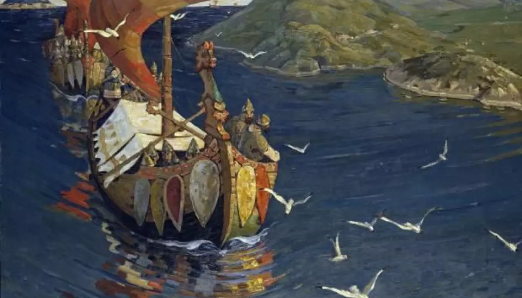 Researchers are now uncovering evidence that the Vikings conquered more of the British Isles than was previously thought (Photo: Nicholas Roerich, 1901)