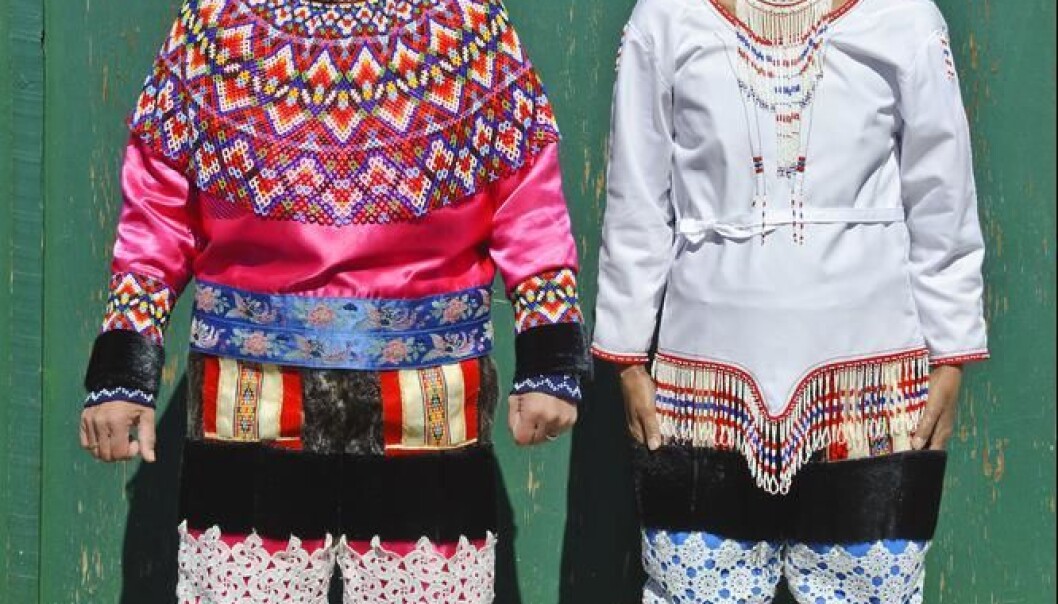 Women in national dress from West Greenland (left) and East Greenland (right). Inuit in Greenland form a majority of the country’s population in a land with self-government. But they still fight against the same problems as other previously-colonised indigenous peoples. (Photo: Shutterstock) Women in national dress from West Greenland (left) and East Greenland (right). Inuit in Greenland form a majority of the country’s population in a land with self-government. But they still fight against the same problems as other previously-colonised indigenous peoples. (Photo: Shutterstock)